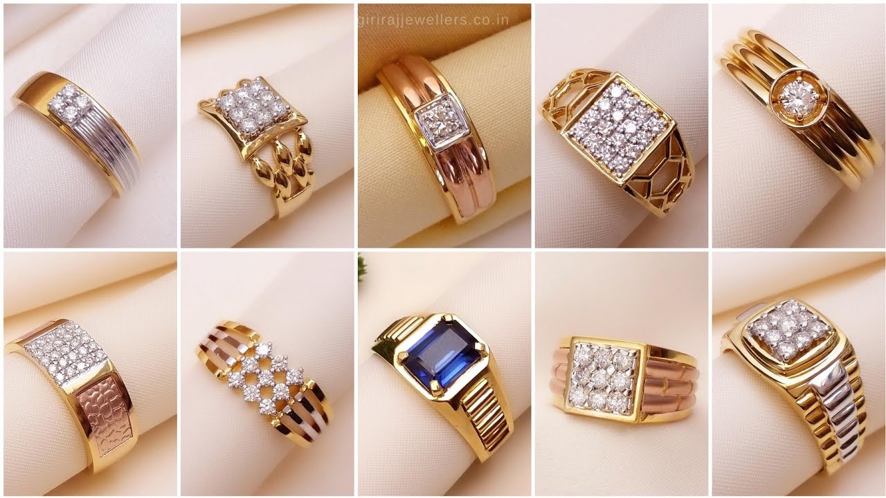 Diamond Ring in 14k Solid Gold, Mens Wedding Band, Handmade Fine Custom  Jewelry | eBay
